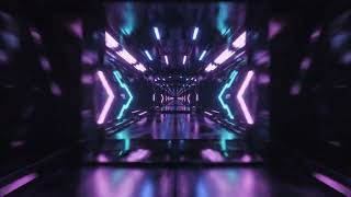 A Boundless Glowing Cyber Neon Corridor Camera Loop Video [4K]