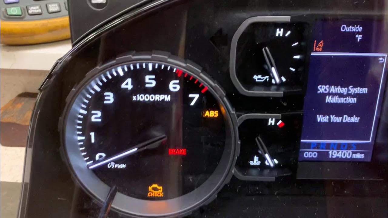 2020 Toyota Tundra Instrument Cluster Conversion From Kilometers to MPH