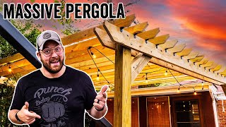 EASY 2 Day Pergola Build + GIVEAWAY Winners  EPIC Back Yard Transformation pt. 6