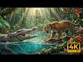 Amazon Forest Animals 4K 🦜 Relaxing Jungle Animals &amp; Nature Sounds