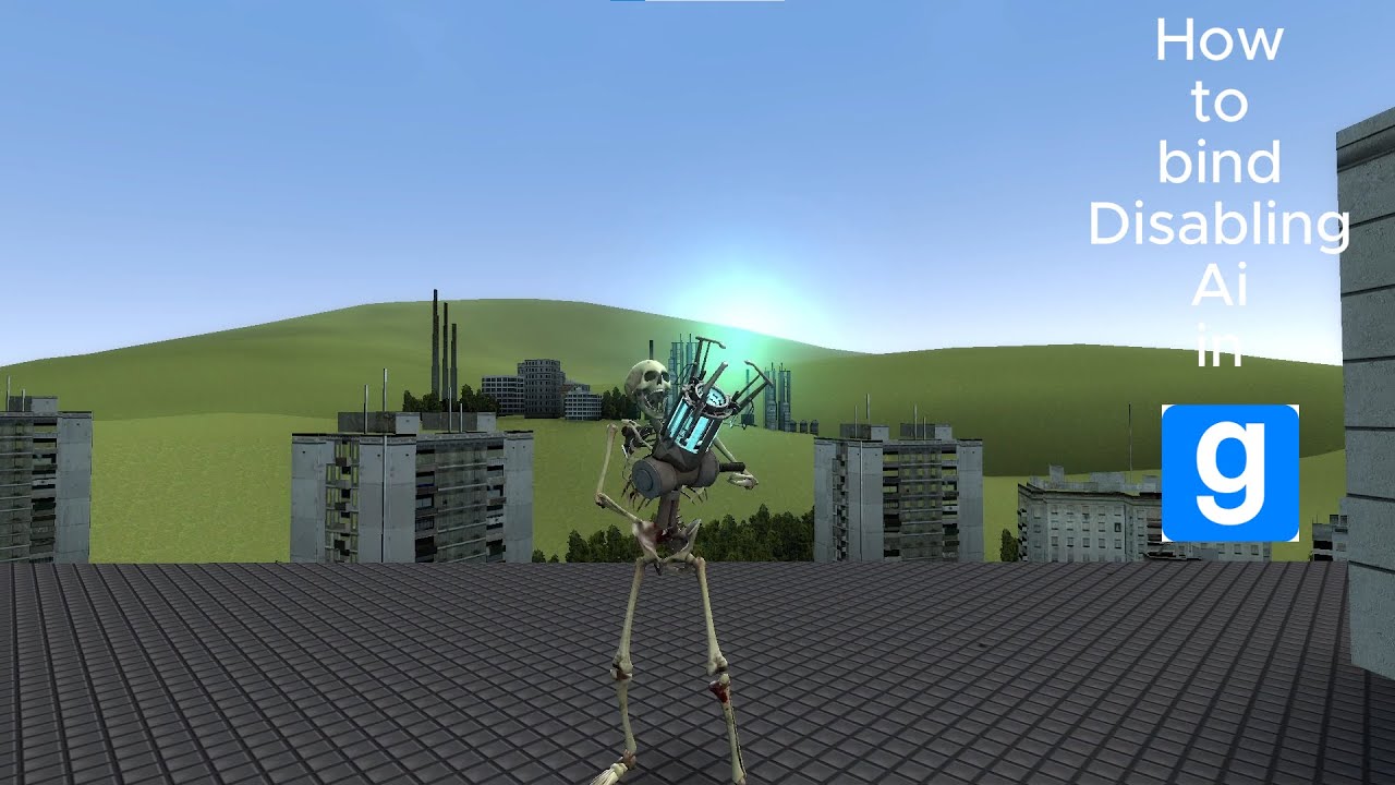 Tutorial on how to bind key to disable thinking in Gmod