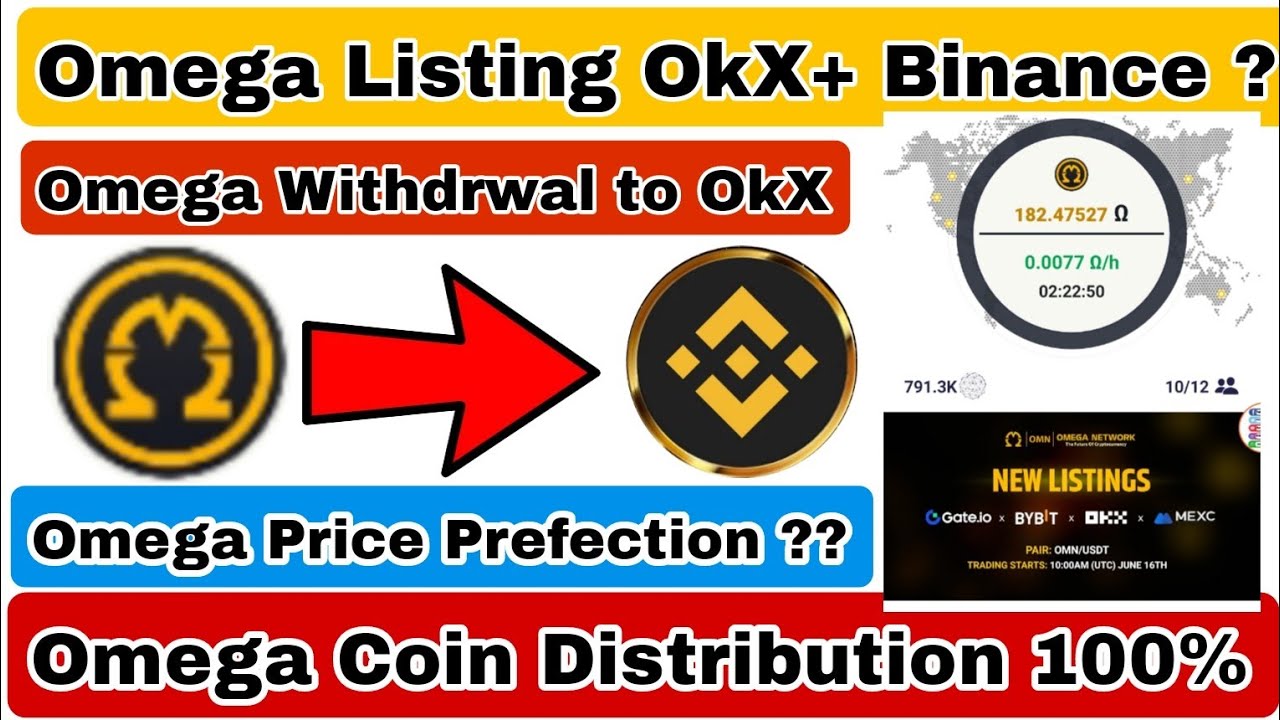 Omega Network Listing Binance Exchange || Omega Network Withdrwal Process || Omega Coin Distribution