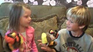Children Singing Thanksgiving Songs ~ Hello Mr. Turkey Preschool Song