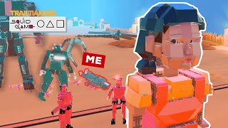 Can we survive Squid Game? Red light green light with mechs | Trailmakers multiplayer screenshot 2