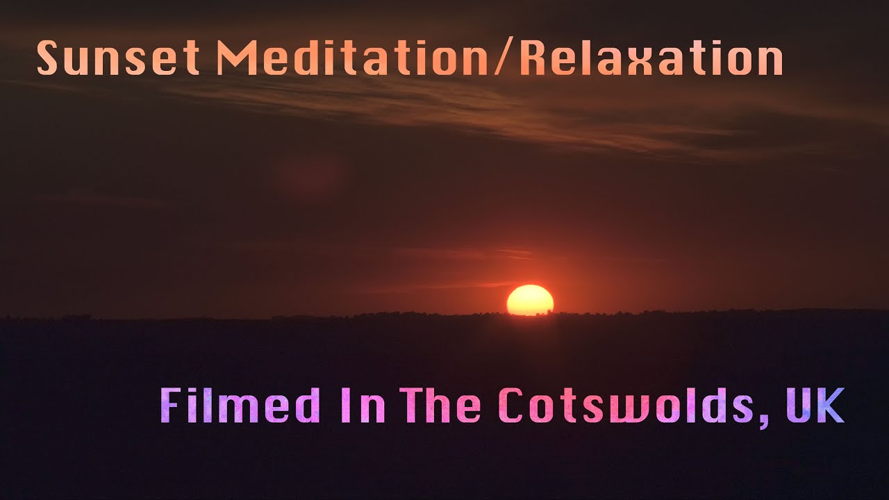 Sunset Over The Cotswolds