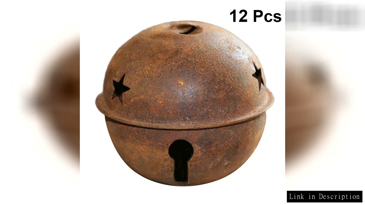 Bells Bell Jingle Christmas Rusty Metal Craft Star Crafts Rustic Tree Diy Cutout Hanging Ornaments D
