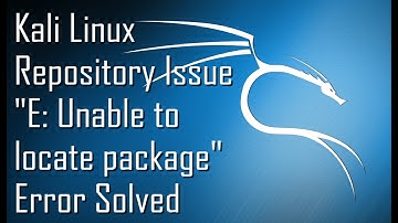 Kali Linux Repository Issue Solve [ "E: Unable to locate package" error solved ] New 2016