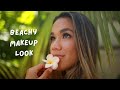 Beach Wedding Guest Makeup | defined eyes and sunkissed skin