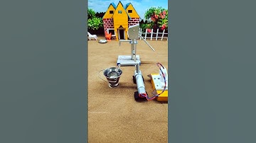 Mini hand pump project water with supply motor eating rhino and camel farm #waterpump #shorts #100
