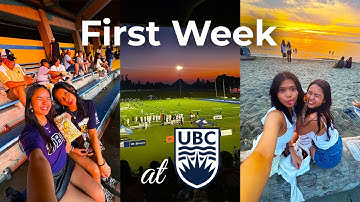 First Week of First Year at UBC | UBC DIARIES