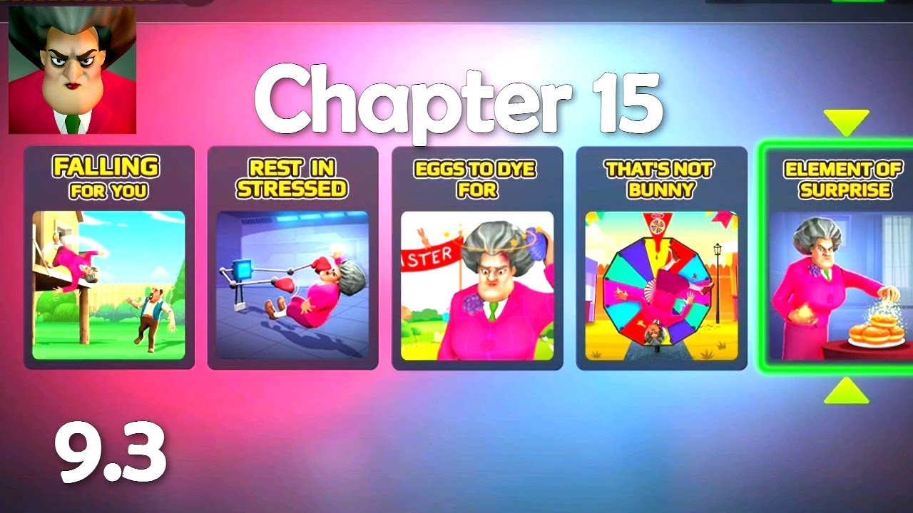 Scary Teacher 3D 9.3 - Chapter 15 Nacho Average Squad All levels