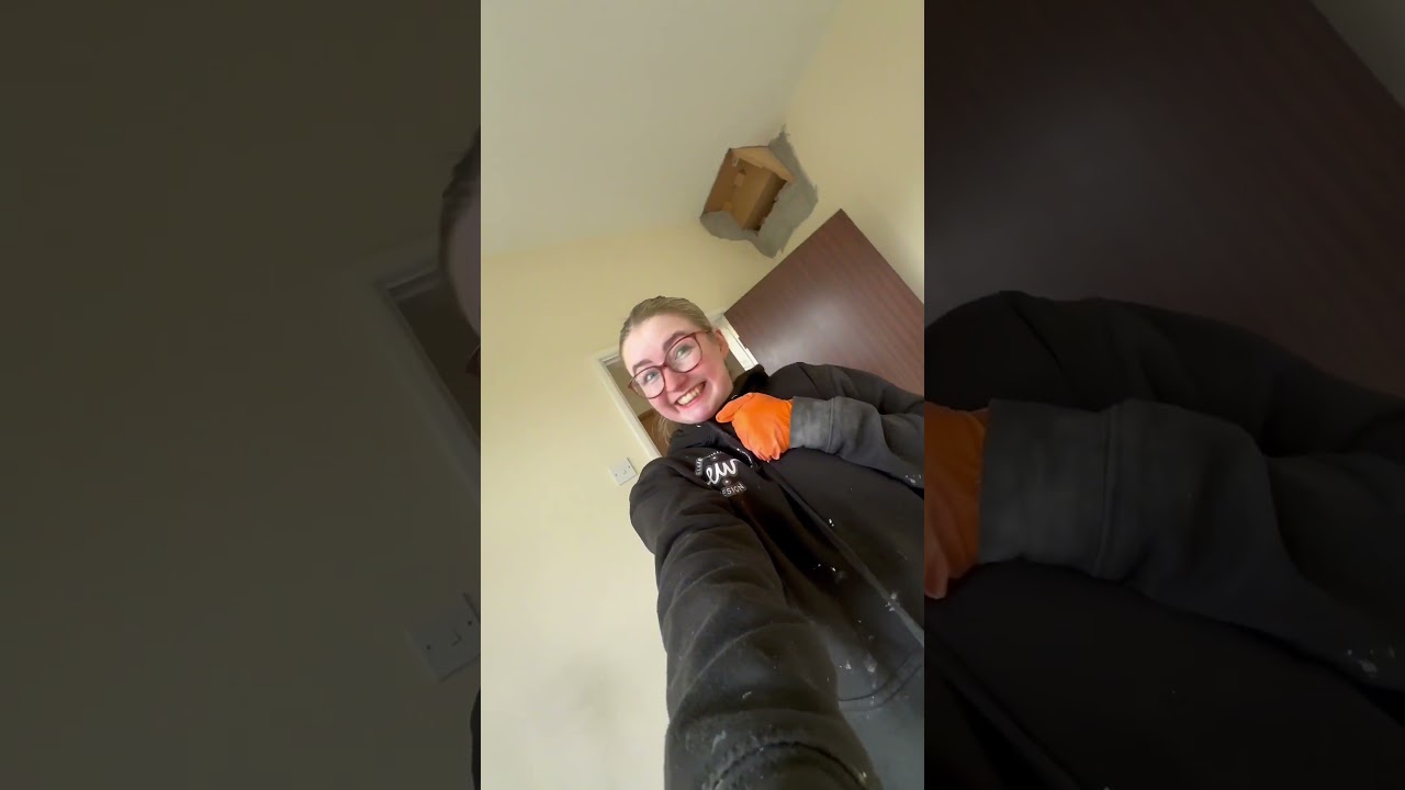 Hitting a water main AND finding a hidden fireplace… what a weekend 😅 