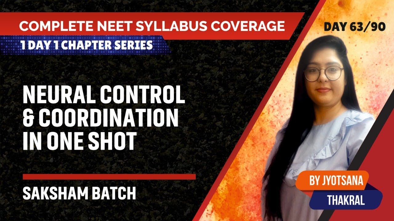 Neural Control & Coordination | Complete NEET Syllabus Coverage | Dr. Jyotsana Thakral