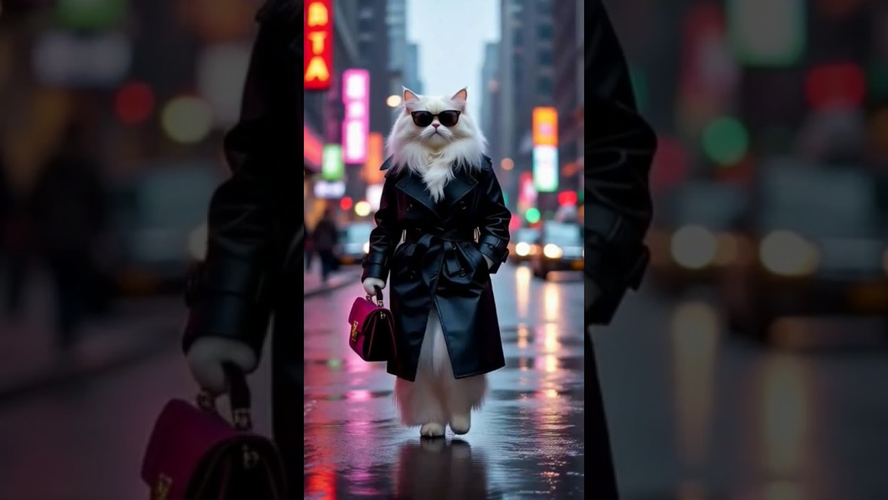 Funny 🤣Cute Cat short video The cartoons🫶👌 depicting 