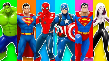 Super Hero 3d vs Squid Game Help Hulk successfully rescue Squid Game Doll 5 Time Challenge