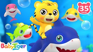 Baby Shark Doo Doo Doo🐟️🐟️🐟️ + More Animal Songs & Nursery Rhymes | Kids Songs | Cartoon | BabyTiger