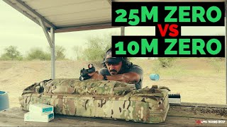 Pistol Optics: 25M Zero vs 10M Zero