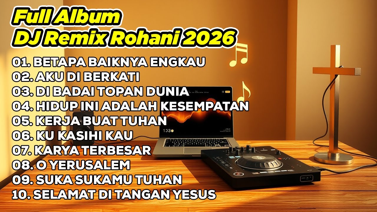 DJ REMIX ROHANI 2026💃BETAPA BAIKNYA ENGKAU ✝️ AKU DI BERKATI ✝️ DI BADAI TOPAN DUNIA