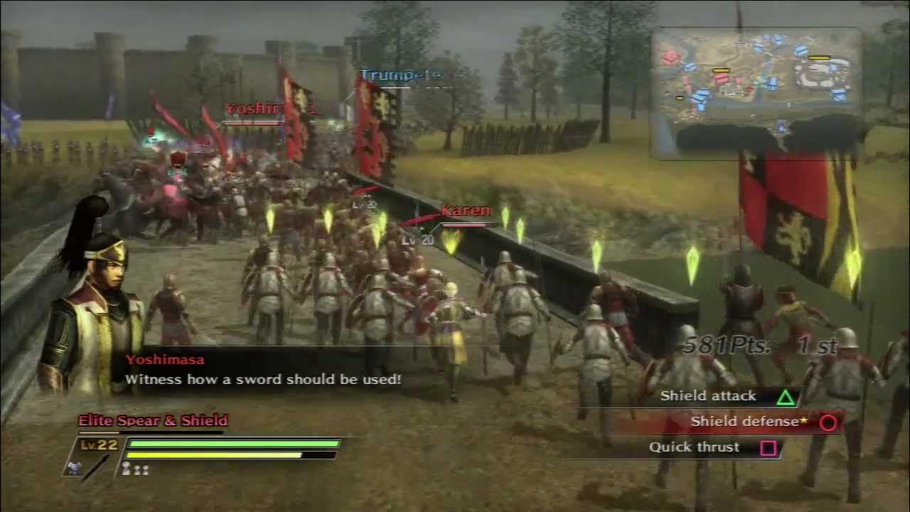 Shield attack