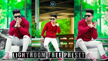 Lightroom Mobile Green Tone Retouching - Lightroom Mobile Tutorial | Lightroom Free Preset Dowload