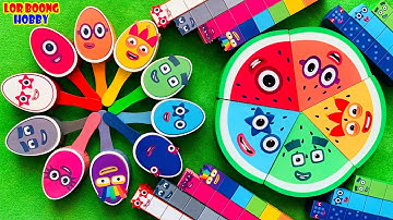 Meet Numberblocks NEW 100 Puzzle Tetris Shape| ASMR chirping of birds