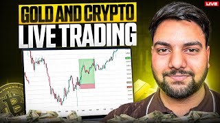 Live Gold & Crypto Trading | 25 MAY | #goldtrading #cryptotrading #bitcoin