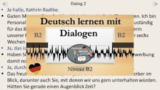 Dialoge B1 - B2 | Deutsch lernen durch Hören | 5 |