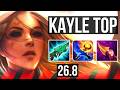 KAYLE vs K'SANTE (TOP) | KR Master | 26.8