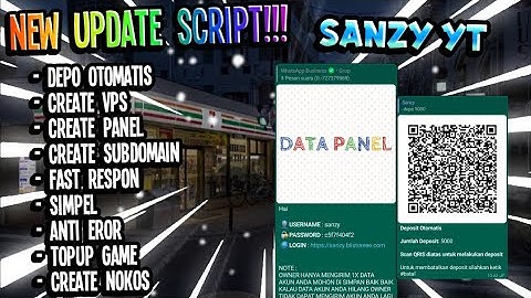 SC BOT WA CREATE PANEL || VPS || SUBDOMAIN || EGGS PM2 || NEW UPDATE