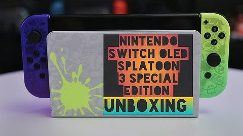 Nintendo Switch - OLED Model - SPLATOON 3 SPECIAL EDITION - UNBOXING #nintendoswitch  #splatoon3