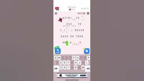 Ultimate Cryptogram Level 57 guide #cryptogram