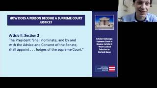 Supreme Court in Review: Article III, From Judicial Selection to Current Cases (High School/College)