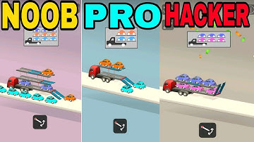NOOB vs PRO vs HACKER ||PARKING TOW|| (FORT)All Levels Gameplay Android,ios (Level  - 6)