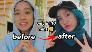 10 minute daily korean makeup tutorial - perfect for beginners and lazybums