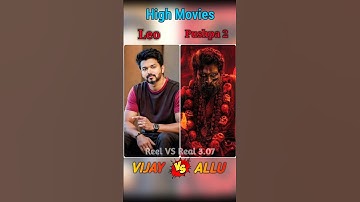 Leo Vs Pushpa 2 💥 || pushpa 2 || #shorts #pushpa2 #leo #pushpa #thalapathyvijay #alluarjun #movie