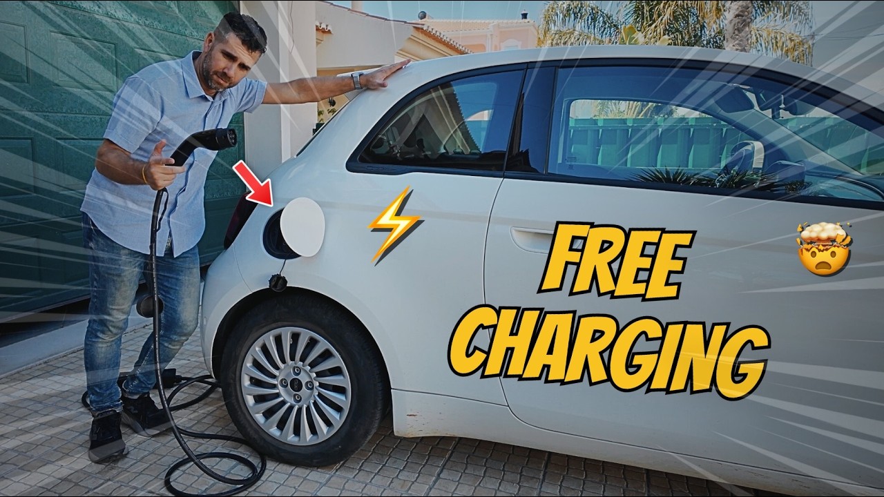 🚗⚡ Charging an Electric Car EV with Solar Energy and Battery 🚀 Test of the Deye Smart EV Charger �