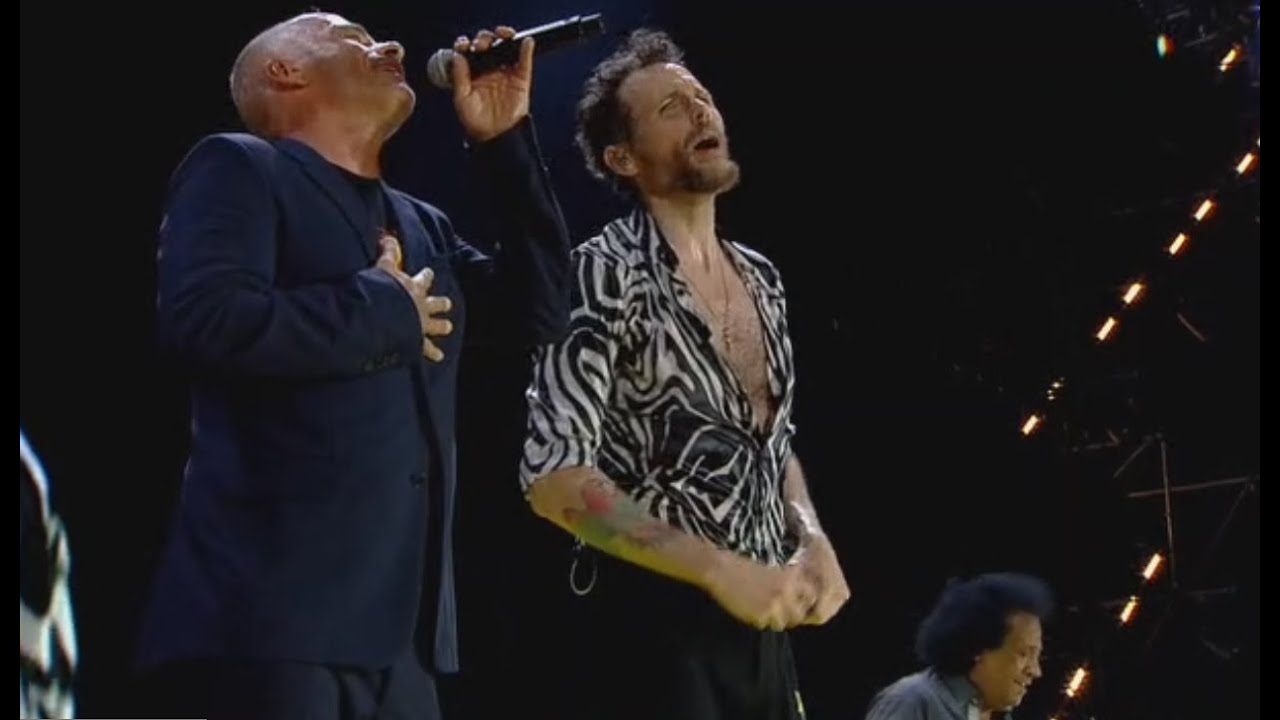 Napoli - Jovanotti al San Paolo, omaggio a Pino Daniele con Ramazzotti e Senese (26.07.15)
