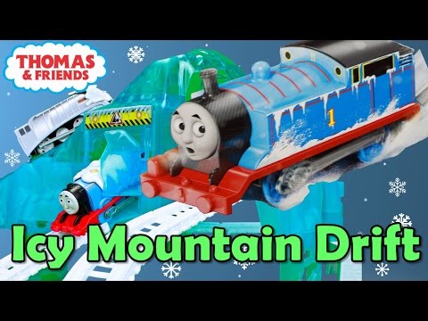 NEW!!! THOMAS AND FRIENDS TRACKMASTER ICY MOUNTAIN DRIFT Accidents will Happen KIDS PLAY TOY TRAINS