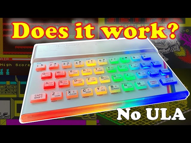 VGA ZX Spectrum - Testing - YouTube