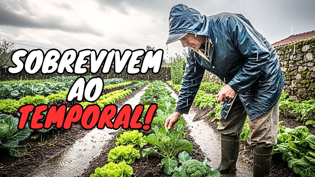 Geadas e Temporais a MATAR a HORTA? 8 cultivos RESISTENTES para FEVEREIRO!