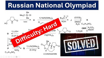 Organic Chemistry Olympiad Problem – Complete Step-by-Step Solution | Hard Difficulty Problem