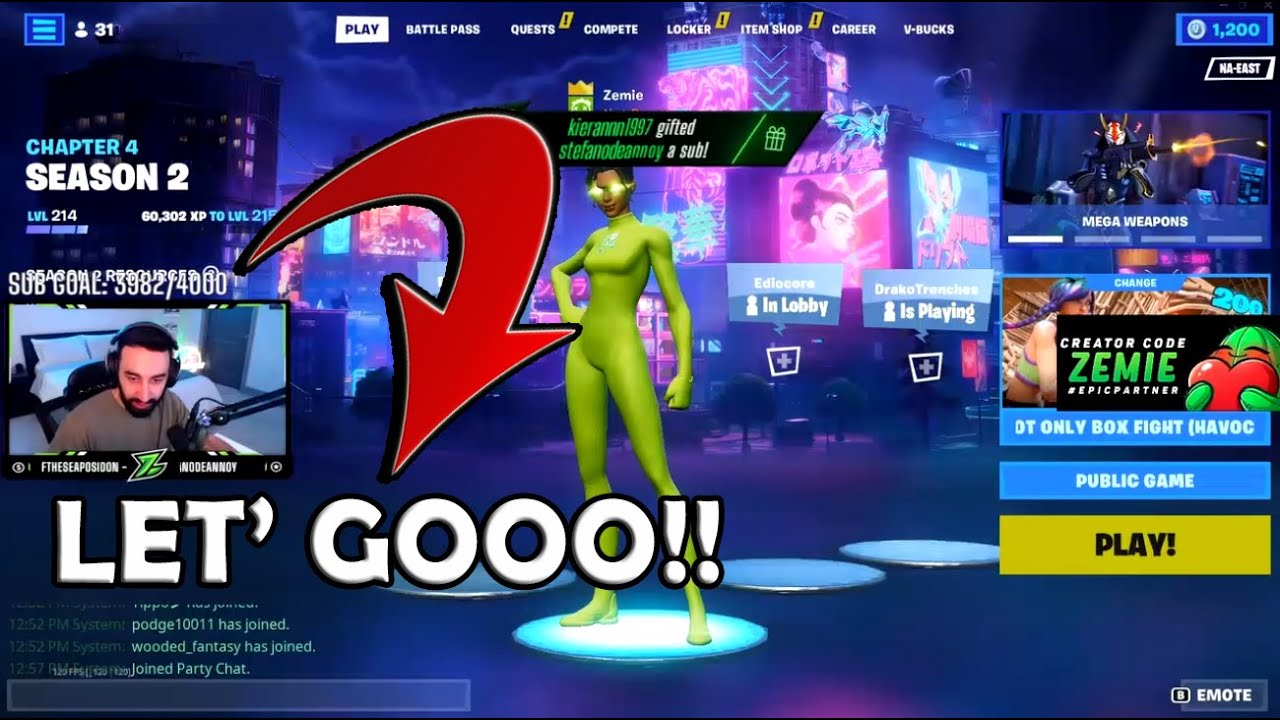 FORTNITE !!!!! Zemie Zero Build Tourneys YouTube