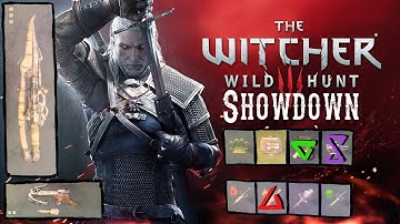 Witcher Wild Hunt Showdown | Bomb Lance + Hand Crossbow Build | Forged in Fire + Igni | PS4 Gameplay