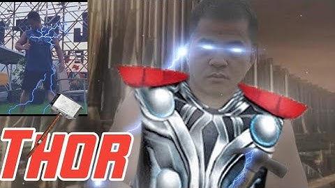 Marvel Thor/  low budget/short film effects and breakdown edited in Kinemaster