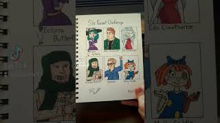 Six Fanarts Challenge #shorts