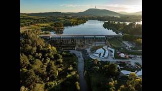 Scrivener Dam Dissipator Strengthening Project  First Concrete Pour
