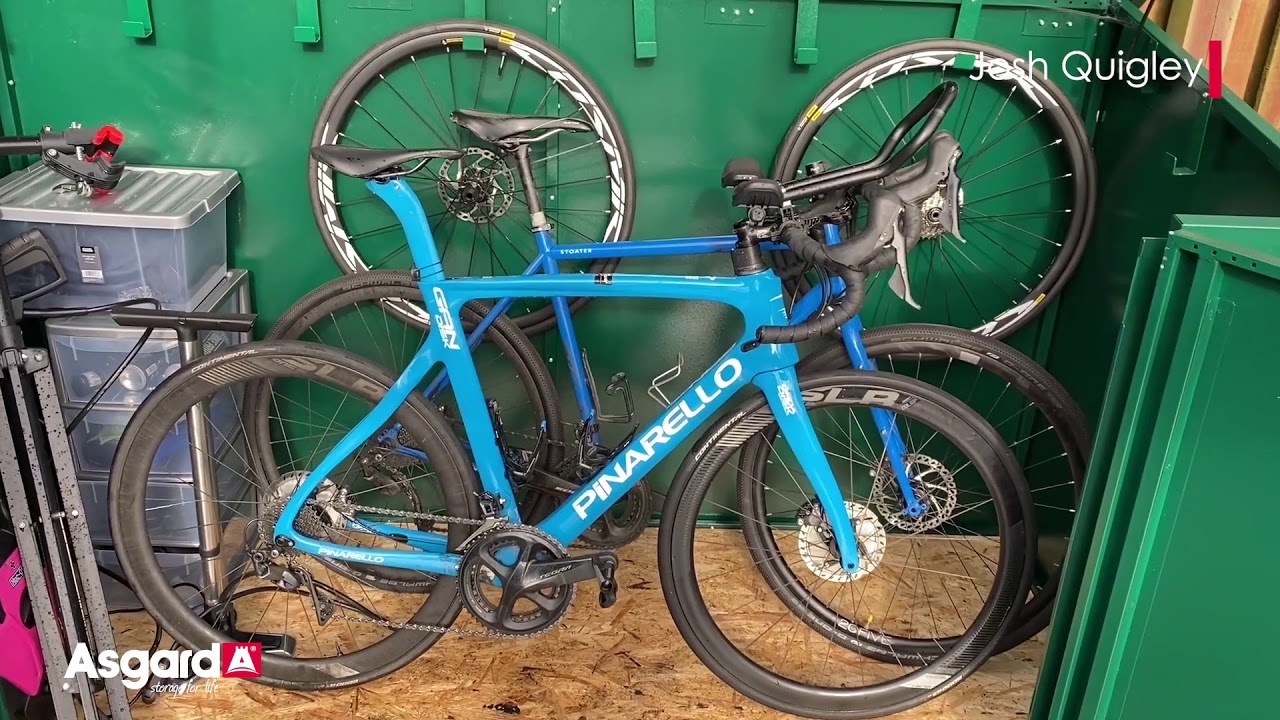 Round the World Cyclist Josh Quigley & his Access Bike Shed