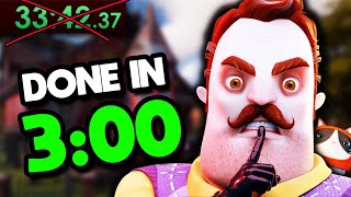 You can already beat Hello Neighbor 2 in LESS THAN 3 MINUTES