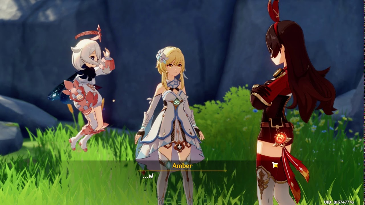 Genshin Impact V1.0 First meeting Amber