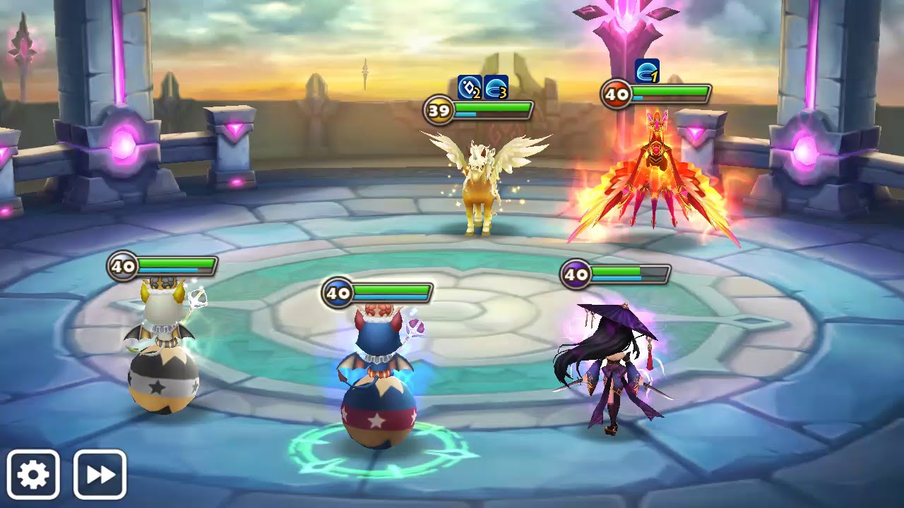 Summoners War : Dark Assassin (Isabelle) Double Kill (Only 4 Star Team)